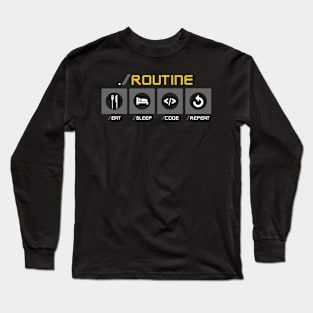 Developer Routine Long Sleeve T-Shirt